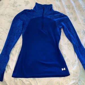 Under Armor quarter zip fitted workout top